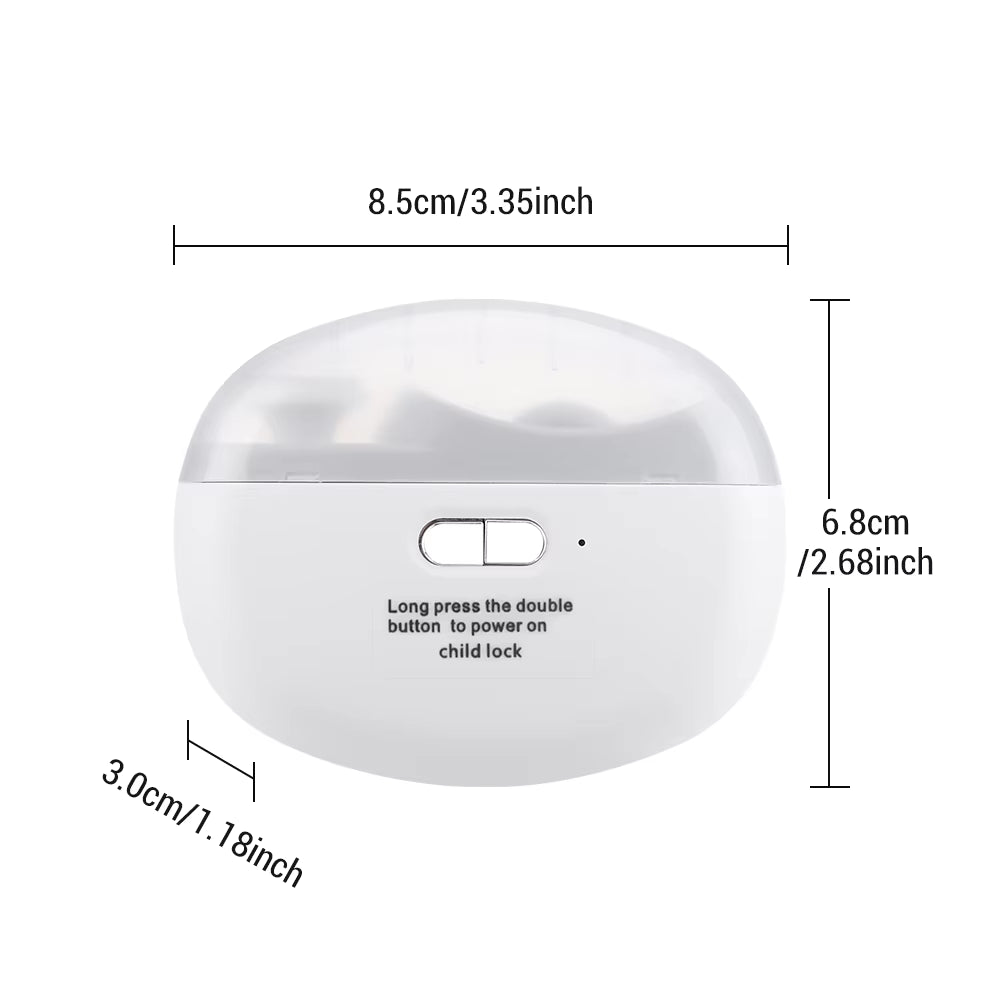 Multi-Functional Electric Nail Clipper & Polisher with Built-In LED Light